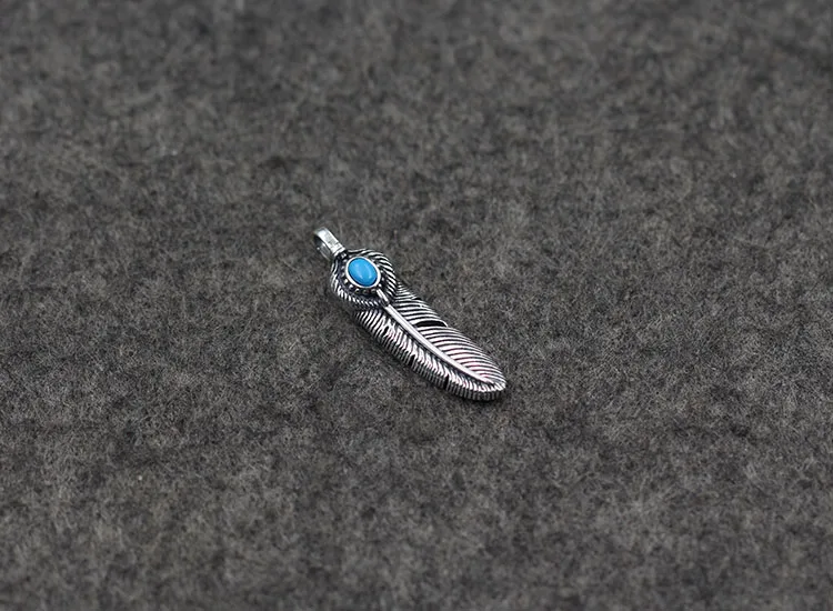 Кулон из серебра 2018 пробы в виде птицы с перьями | Украшения и аксессуары
