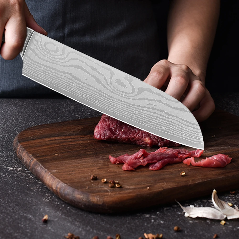 Набор кухонных ножей XYj ножи и ножницы из нержавеющей стали водонепроницаемая