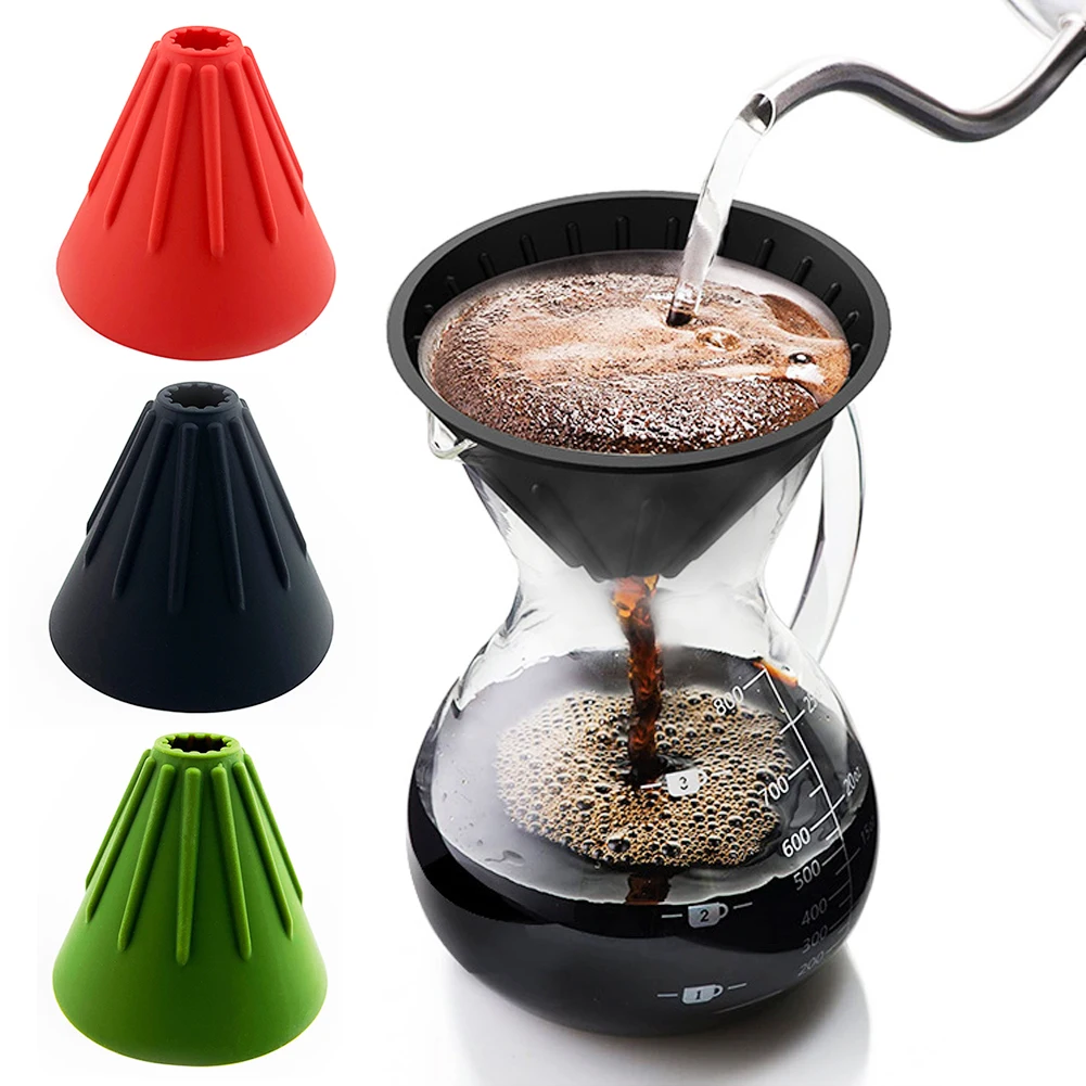 

Reusable Rainbow Sugar Color Foldable V60 Coffee Drip Filter Cup Reversible Outdoors Coffee Dripper Filter Cup Coffee Strainer