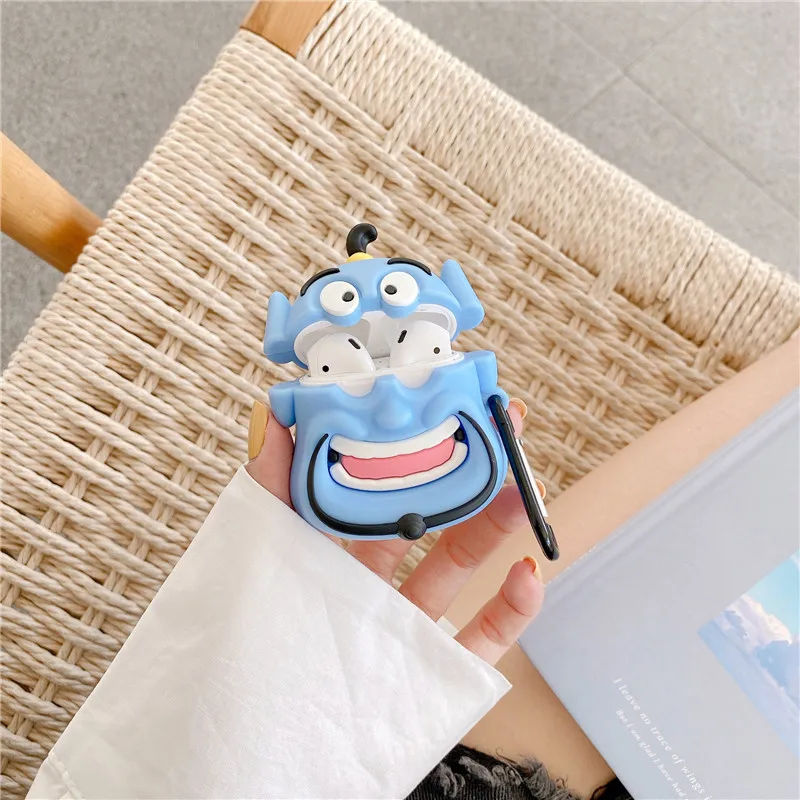 

Soft Silicone 3D Aladdin Airpods For pro or 1 2 Case Disney Cute Wireless Headphones Protection Cover