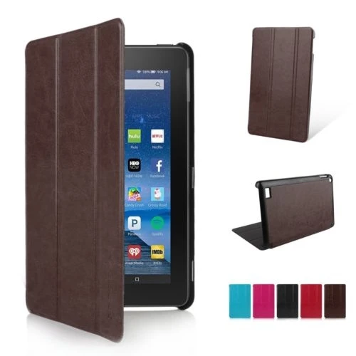 

Ultra Thin Leather Smart Case Cover Stand New Fire