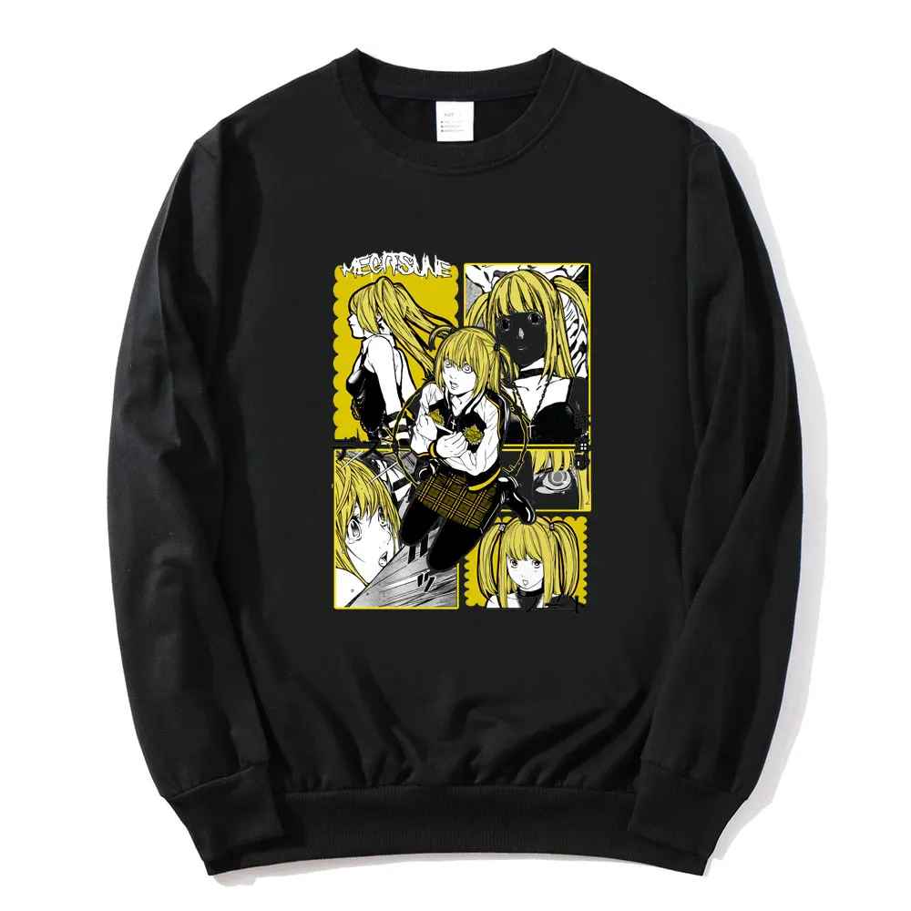 

New Arrival Death Note Misa Amane Japan Manga Sweatshirt Men Tracksuit Fashion Unisex All-match Cool Graphic Hipster Streetwear