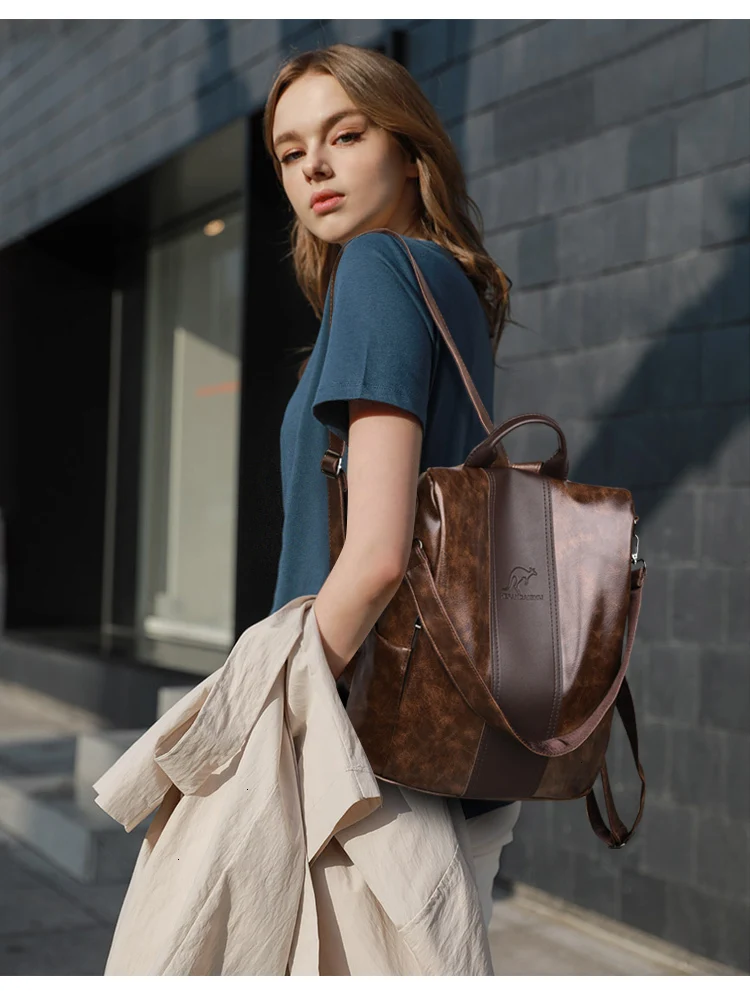 Женская сумка Mochila Masculina, Большая вместительная сумка через плечо, Модный повседневный рюкзак высокого качества, Женская многофункциональная сумка