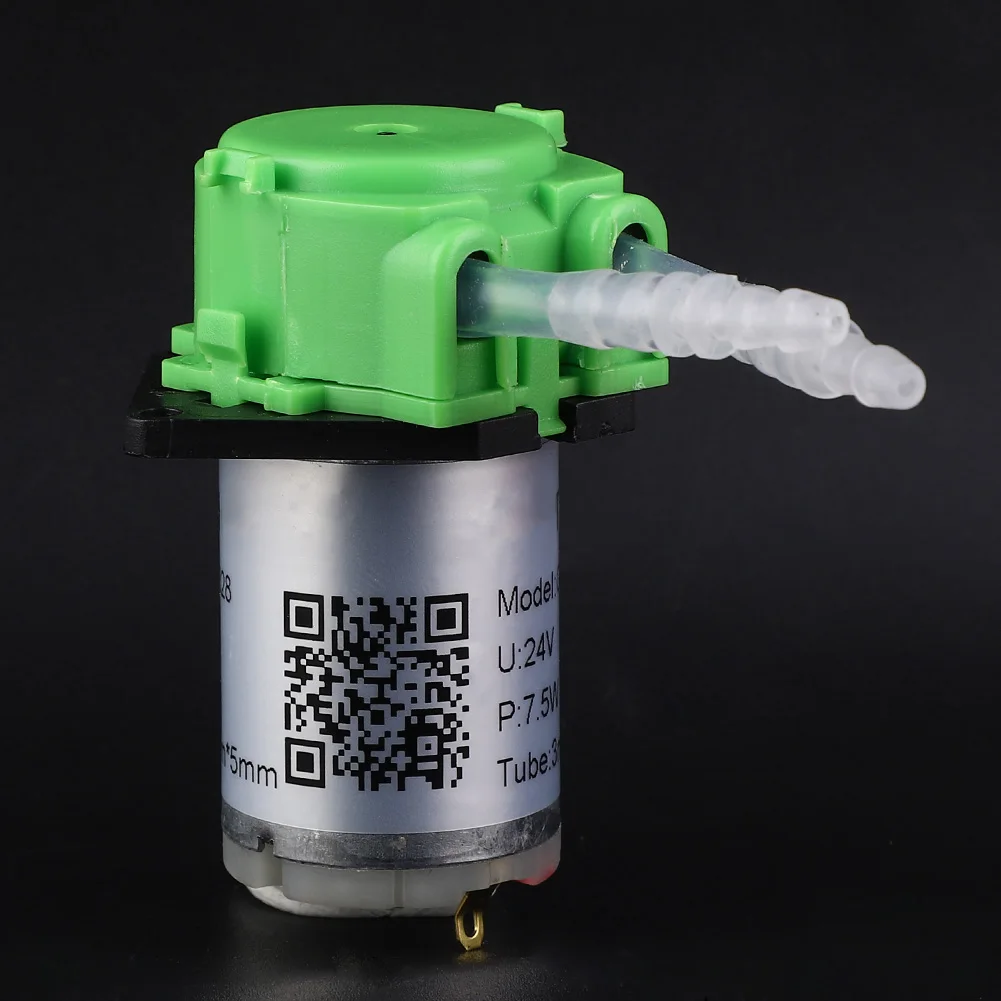 

Dosing Pump DIY Peristaltic Tube Head For Aquarium Lab Chemical Analysis Green 24v 3X5 Peristaltic Pump