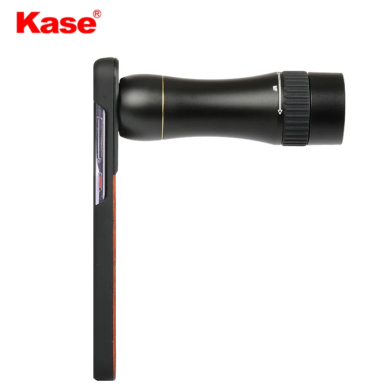 

Супер телеобъектив Kase 300 мм со специальным корпусом из массива дерева для iPhone