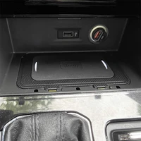 15W Car wireless charger fast phone charger charging panel pad for Jetta MK7 T-Cross T-roc Teramont Phideon accessories