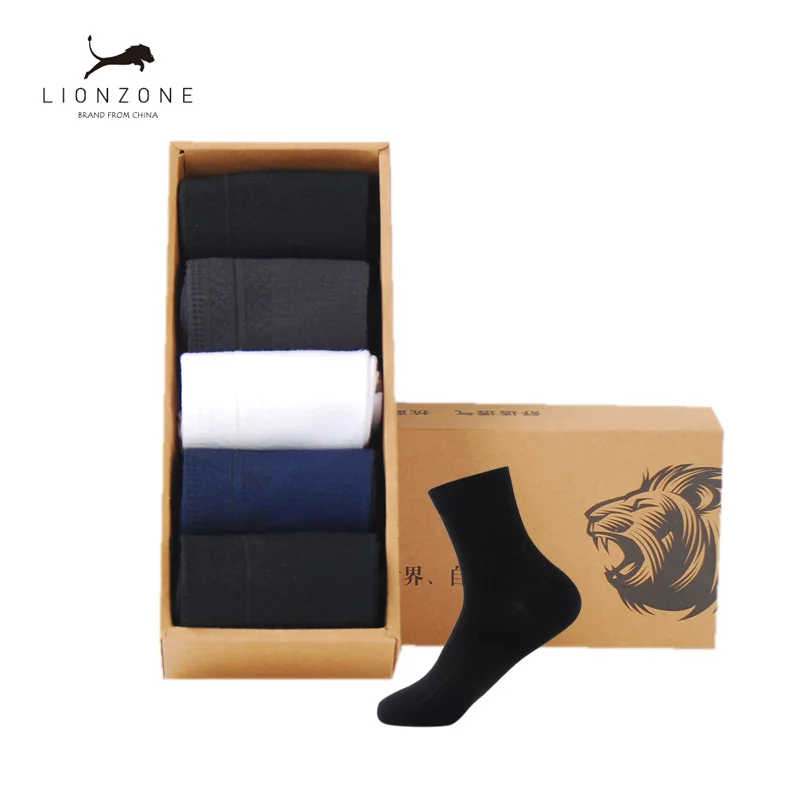 Мужские носки в деловом стиле однотонные полоску антибактериальные Дышащие