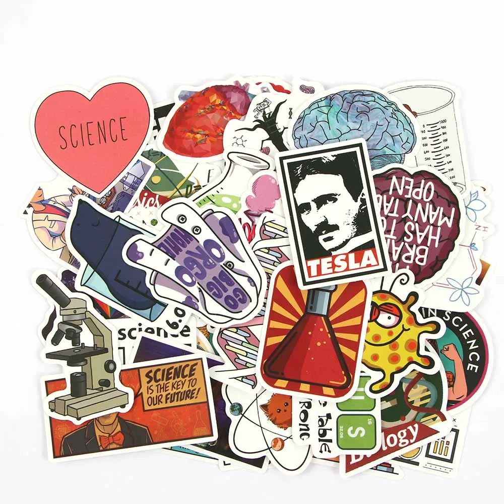 50 шт./упак. научная химическая биология Лабораторные исследования наклейки s для