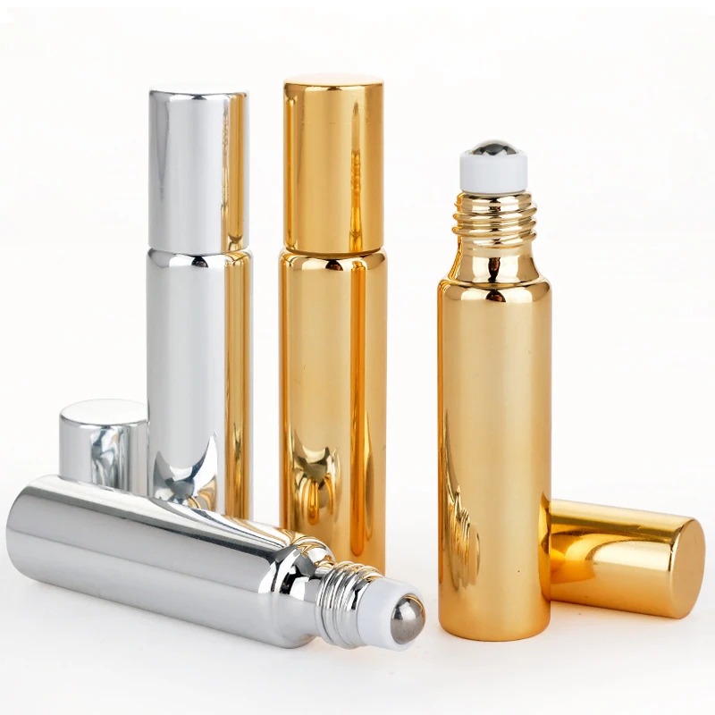 5 мл 10 Ультрафиолетовый стеклянный флакон для духов мини многоразовый с рулоном