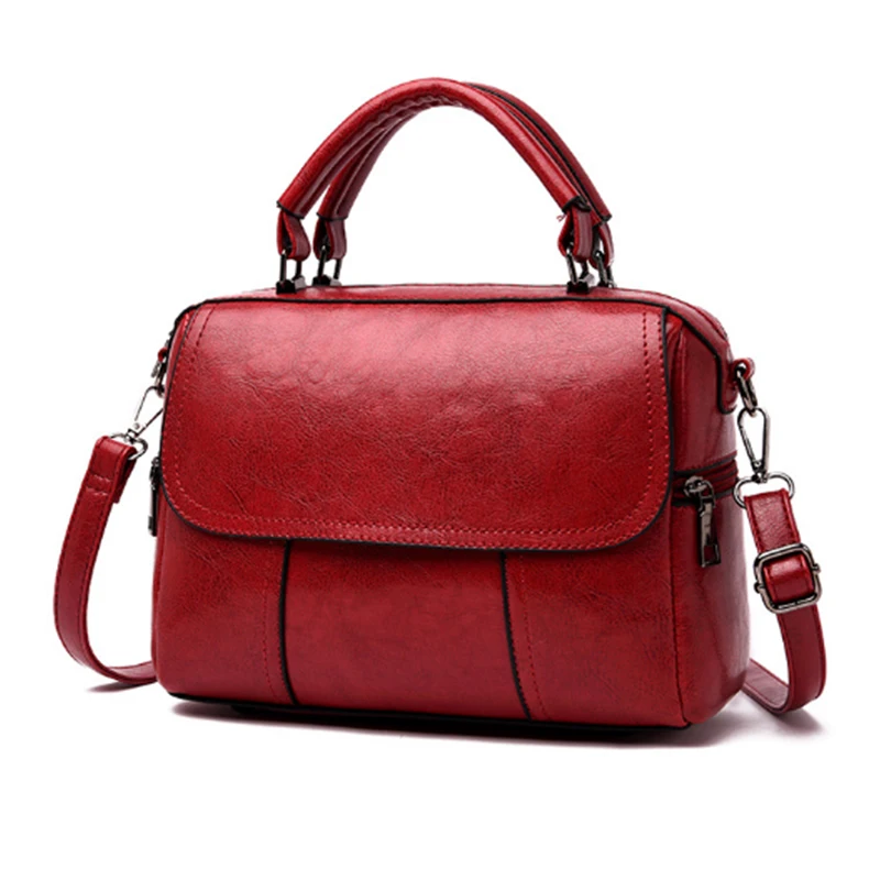 

Vintage Yellow Female Shoulder Purses And Handbags Top Quality Korean Style Leather Womens Messenger Purse Lady Crossbody Bags