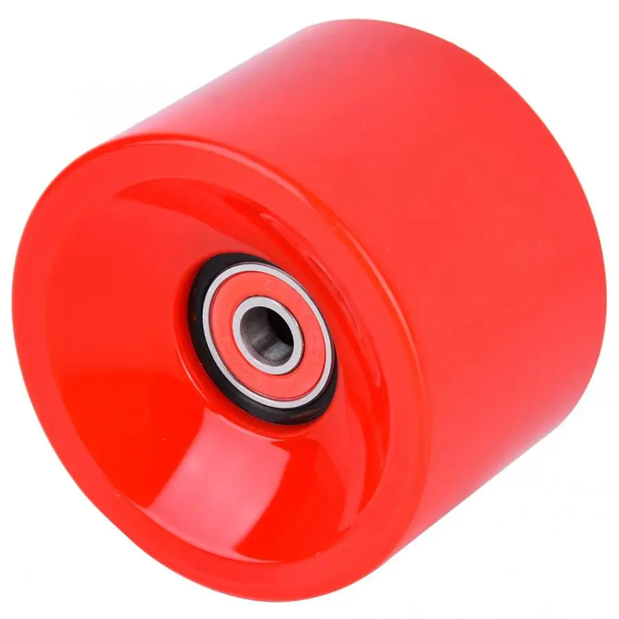 1 шт. подшипник из ПУ 70 мм самодельные Красные колеса для скейтборда