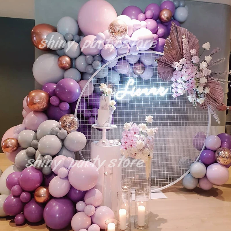 Гирлянда с черными и белыми воздушными шарами большие шары цвет Коричный