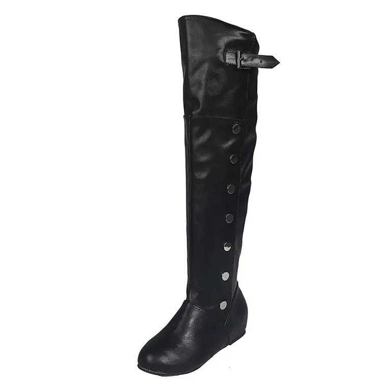 Средневековые Ретро женские высокие кожаные ботинки на молнии в британском