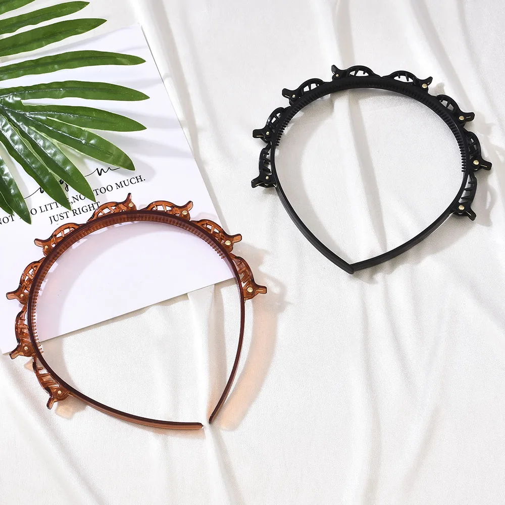 Модные двойные челки для волос аксессуары резинки женщин 2020 Новинка| |