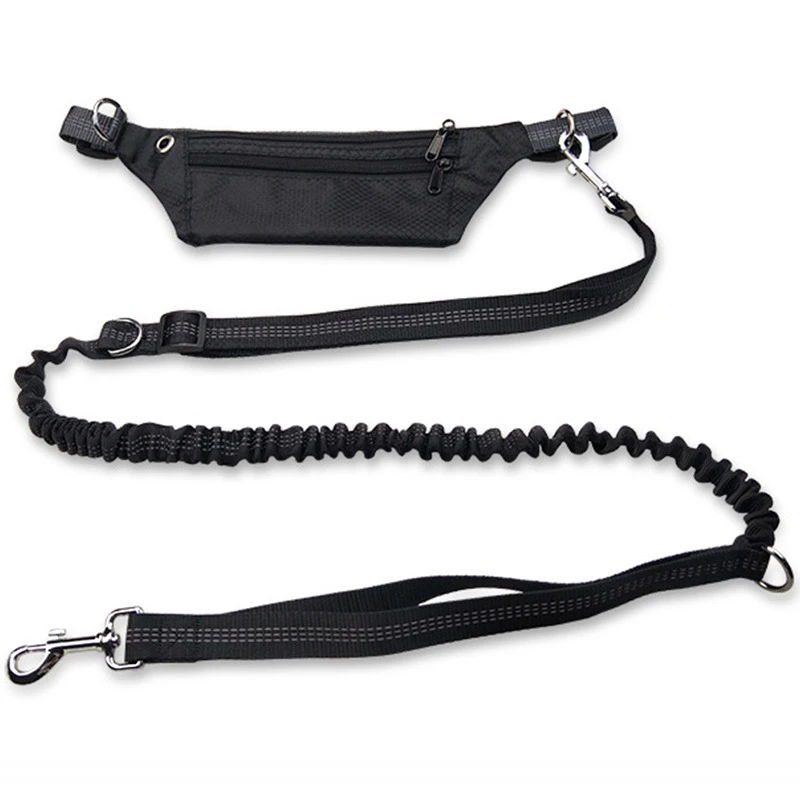 

Dog Leads Harnesses Waist waterproof Pockets Running Jogging Dog Leashes chain For large dogs puppy Traction Rope New HOT