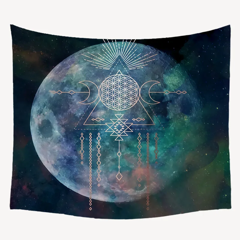 Узор ковер Декор Psychedelic Настенный Гобелен Мандала настенный гобелен из ткани