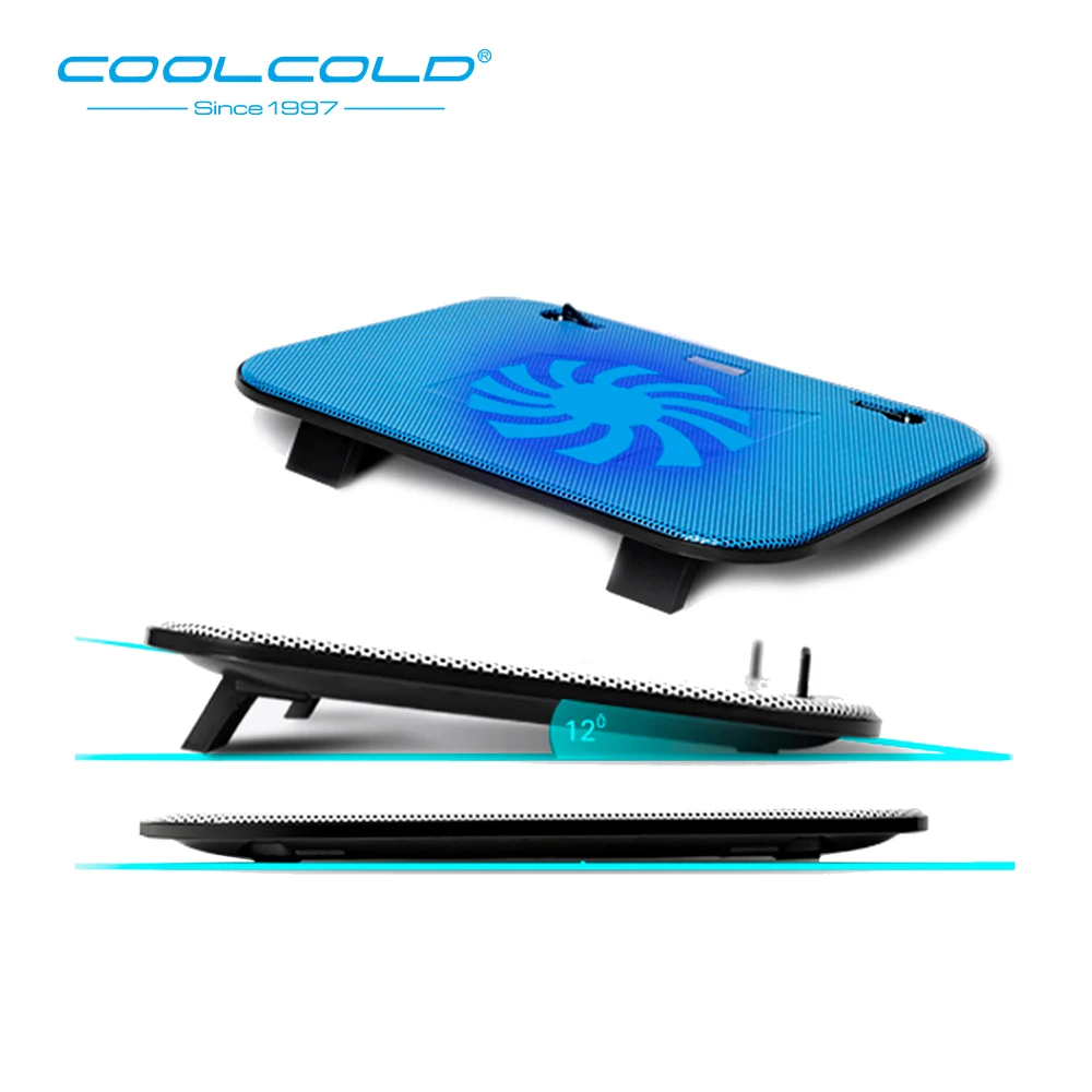 Coolcold Super Ultra-thin Laptop Cooler Cooling Pad USB Fan Stand 11'' 15.6'' Notebook Cooling Stand 5V Cooler Para Notebook images - 6