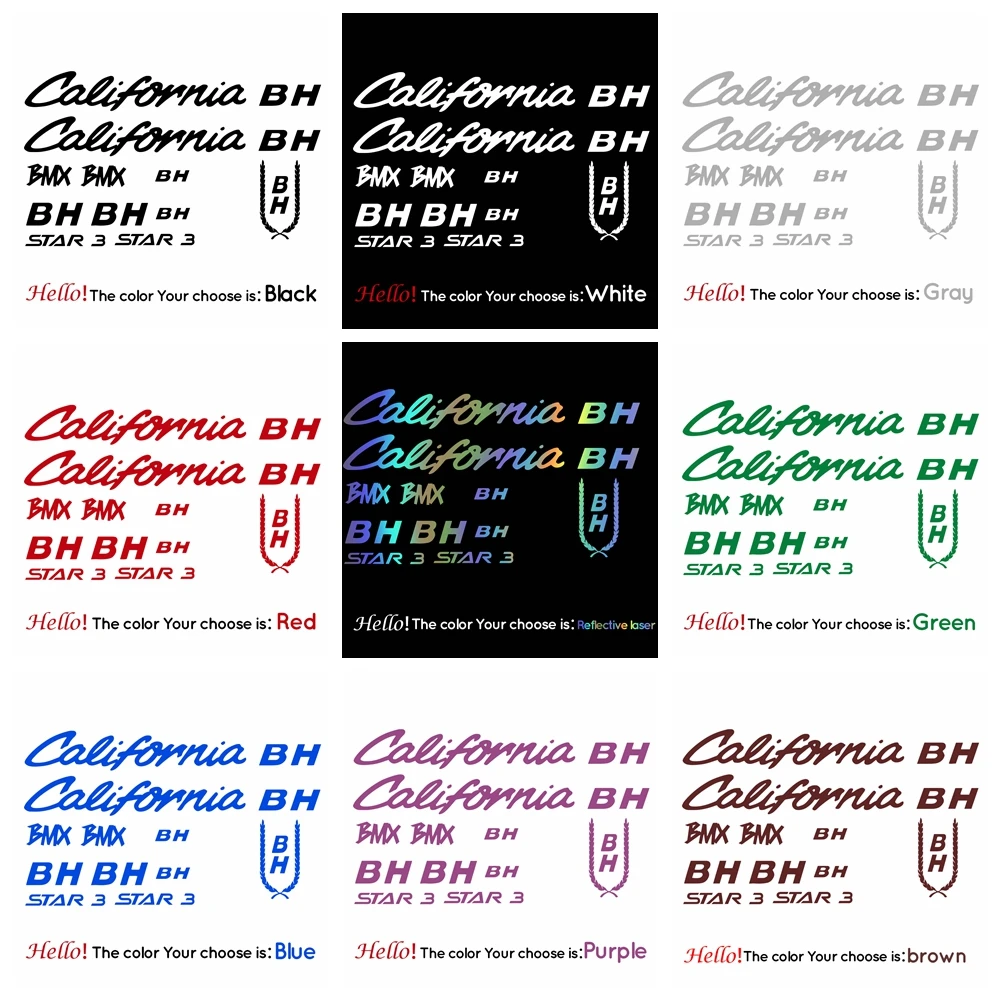

Bh-california-kit1 Stickers Cinelli Decals For Mountain Bike Road Cycling Sticker Canyon Bicycle Wheels Decal Protector Parts