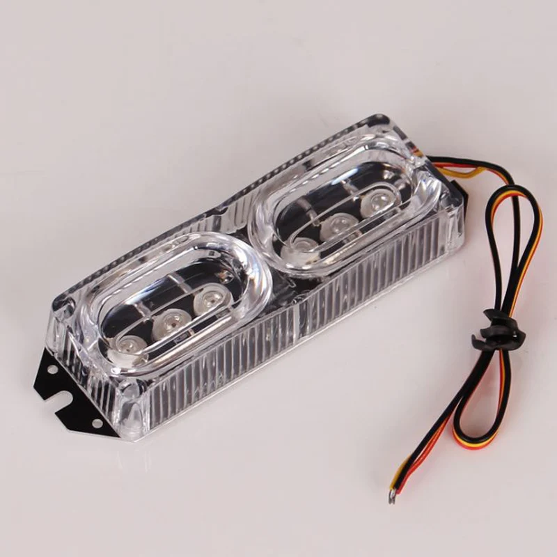 12V led вспышкой мотоцикл номерной знак предупредительный световой сигнал