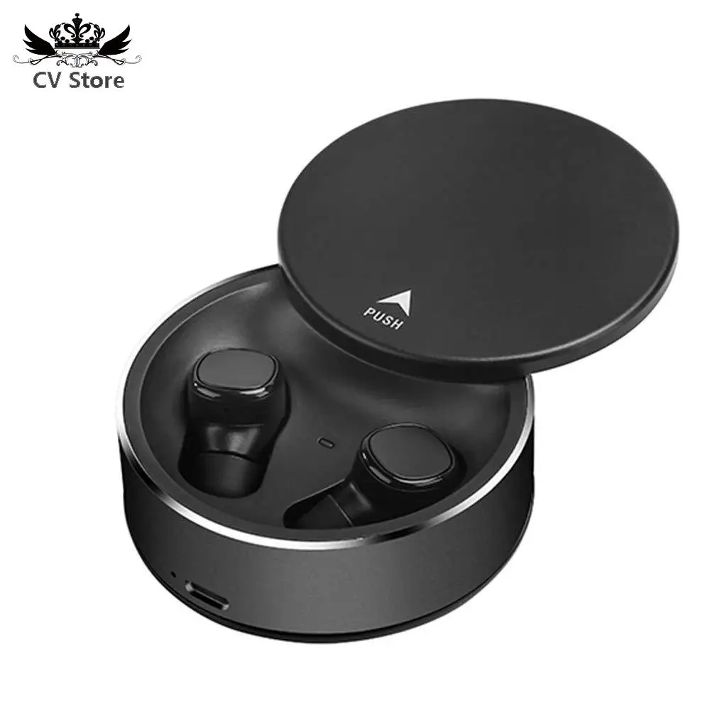 TWS07 Bluetooth гарнитура Двойная беспроводная Стереонаушники Портативные спортивные