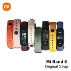 Оригинальный цветной браслет из ТПУ Для Xiaomi Mi Band 6, совместимый с Mi Smart Band 6 NFC