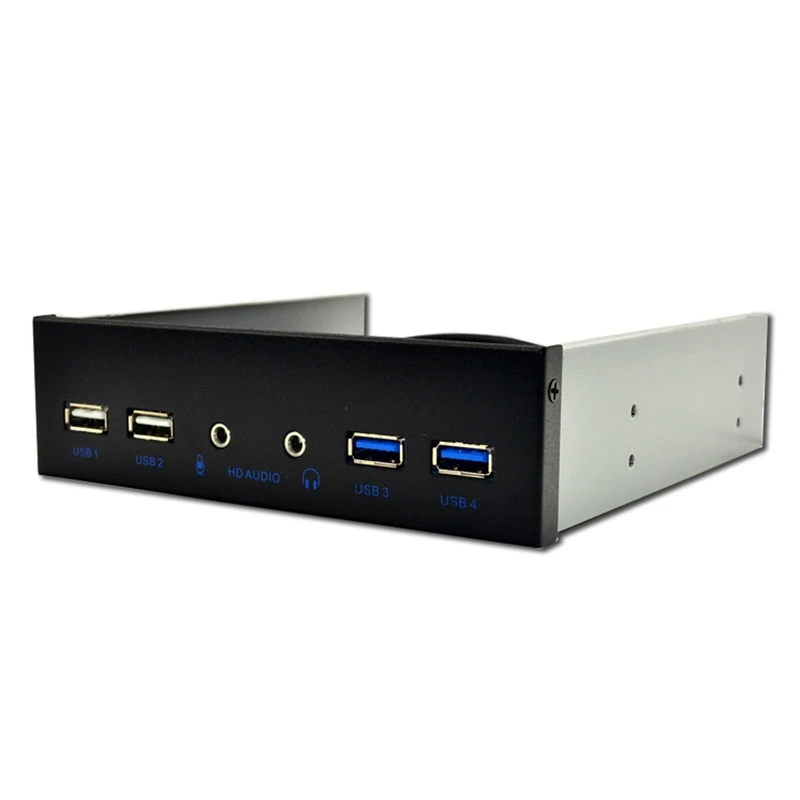 5 25 дюймовый настольный ПК корпус внутренняя Передняя панель Usb концентратор 2