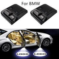 for bmw car led wireless door car logo light shadow lamp projector light welcome decor lamp laser car light car accessories 2pcs