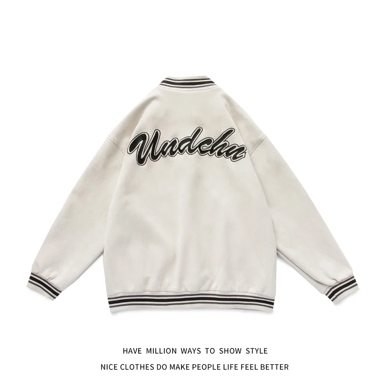 

2021 New Autumn Embroid Letter Baseball Bomber Jacket Men's Coat Unisex Women's Oversize Hip Hop Boyfriend Style Varisty Casual