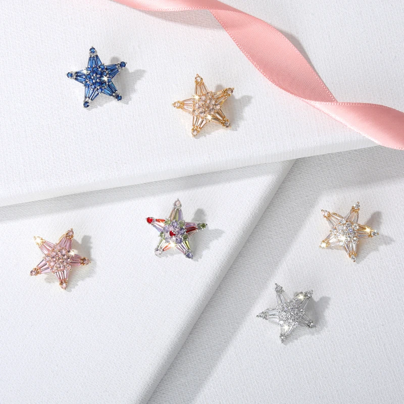 Женская Брошь с пентаграммой брошь на булавке из циркония броши звезды для