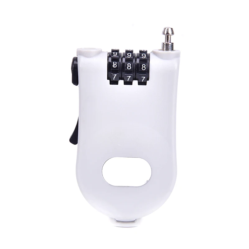 Антиворовский замок безопасности с паролем 3 цифры для велосипеда, запчастей, велосипедов, мини-кабелей, замков, веревок, лыж, расширяемой проволоки.