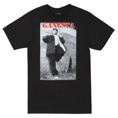 Eazy E гангста черная футболка хип-хоп Легенда музыкальный артист Mc Police Tee Compton |