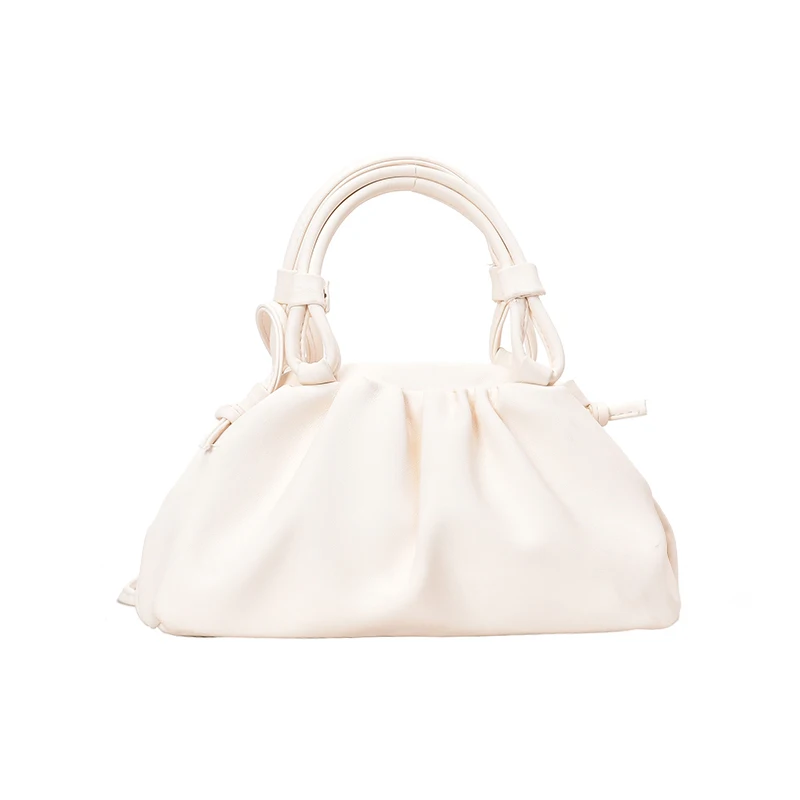 

With Shoulder Bag Handle Design Small PU Leather Crossbody Bags For Women 2021 Summer Female Elegant Shoulder Handbags