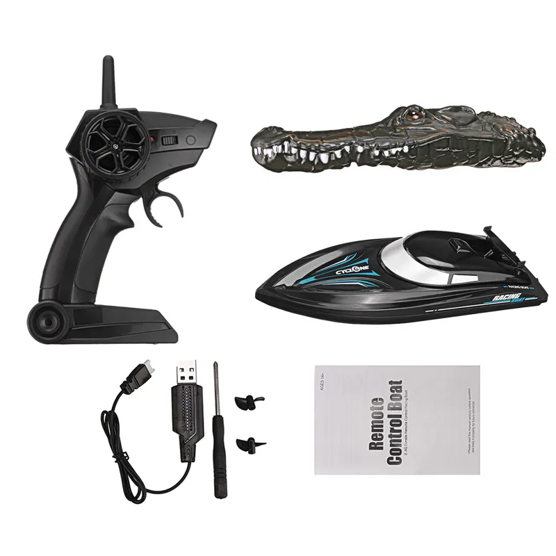 Гоночная лодка 2 в 1 с дистанционным управлением радиоуправляемая приманка