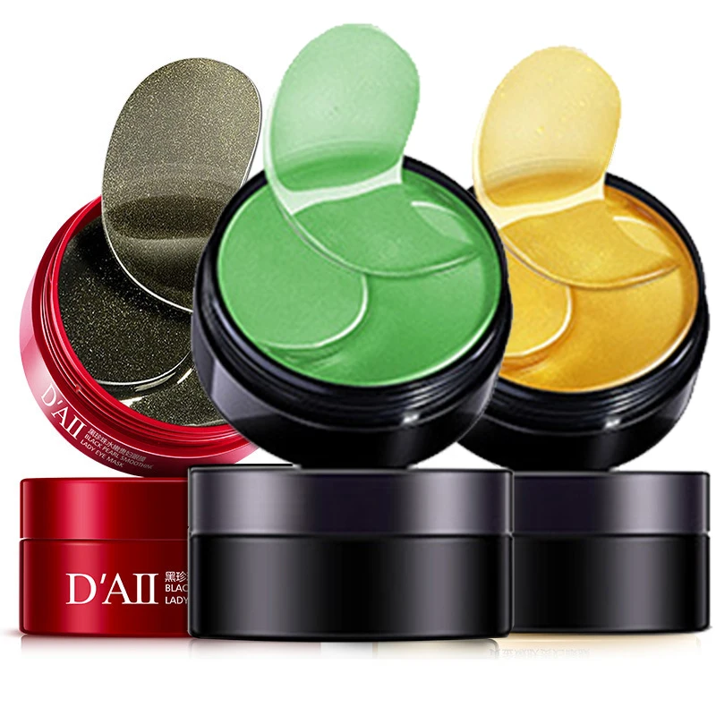 

Eye Mask Gel Collagen 60pcs Remove Dark Circles Hydrogel Pearl Eyes Patches Anti-Puffiness Colageno Hidrolizado Moisturiz