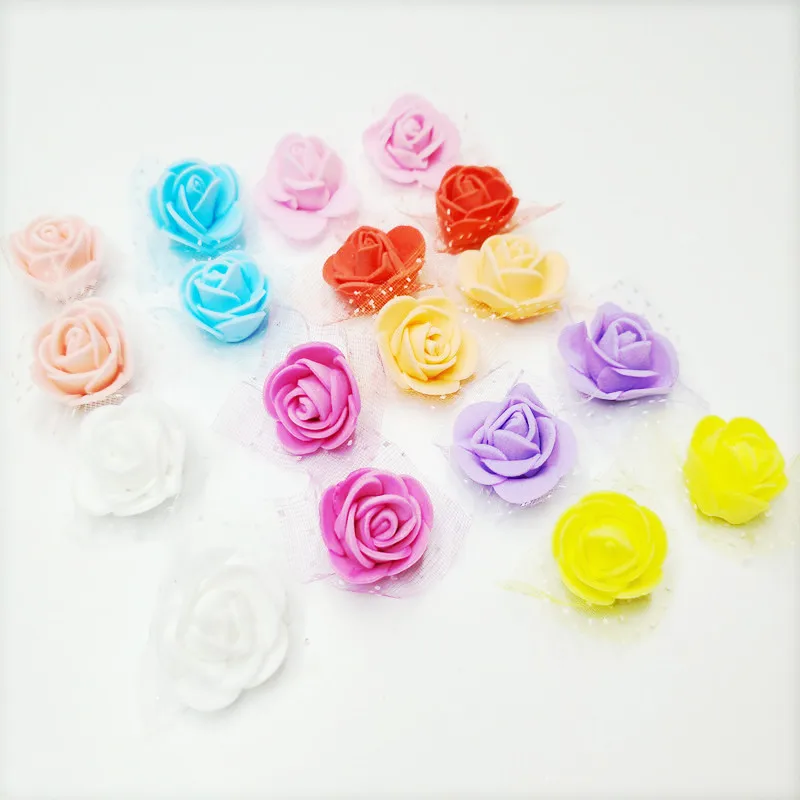 Растения 30 шт./лот 2 5 см искусственные цветы из пенопласта украшение для