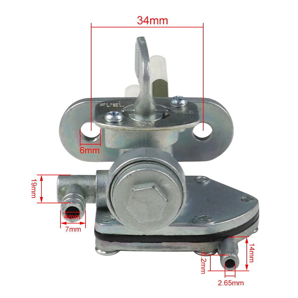 Motorcycle Shut Off Gas Tank Petcock Valve Fuel Switch For Suzuki GT380 GT550 2 stroke GT750 44300 33600|fuel switch|petcock valvegas tank |