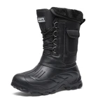 Мужские зимние ботинки, теплые водонепроницаемые кроссовки 2021, для активного отдыха, рыбалки, снега, рабочие ботинки, мужская обувь, рыболовные ботинки