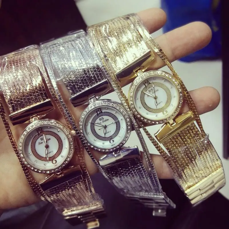 Лучшие брендовые новые цепи из нержавеющей стали модные золотые часы женские