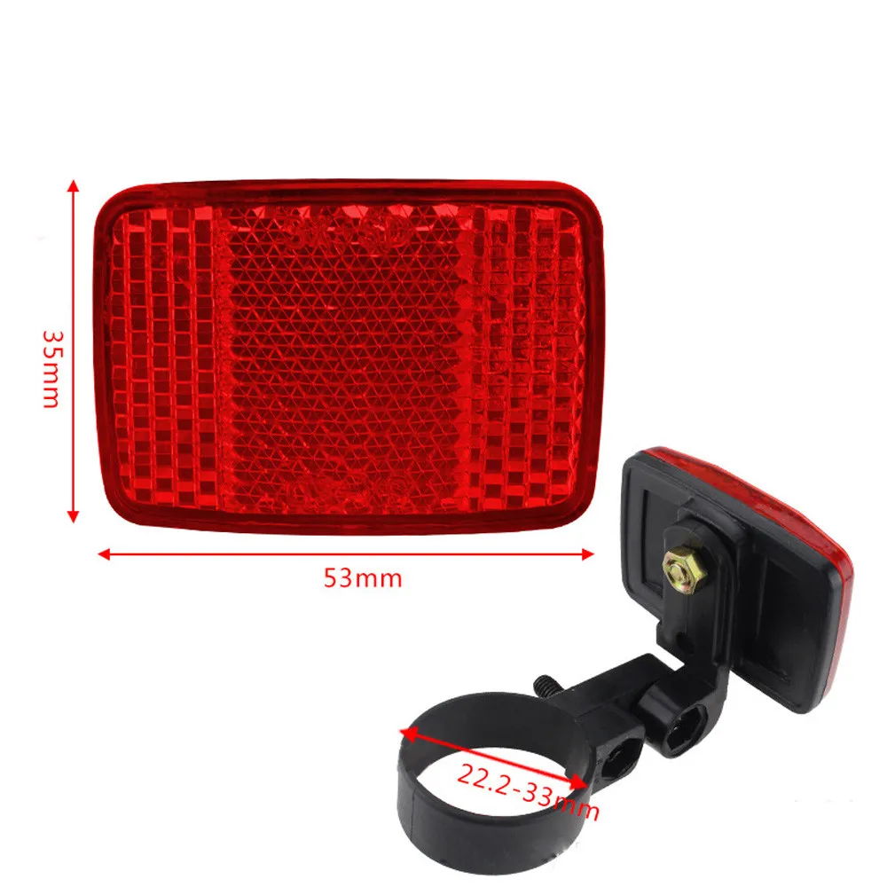 Handlebar Mount Safe Reflector Bicycle Bike Front Rear Warning Red / White Lamp New Reflective Light Accessories XYT0F | Спорт и