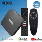 ТВ-приставка MECOOL KM9 Pro, Android 10.0, 2 + 16 ГБ, Amlogic S905X2 с Wi-Fi, 2,4 ГГц и 5G, Google Assistant, USB 3,0, ТВ-приставка, 4K медиаплеер