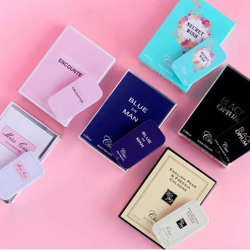 

1PC Women Men Solid Balm Portable Case Solid Perfume Fragrances Mild Long Lasting Aroma Deodorant Fragrance Body Antiperspirant