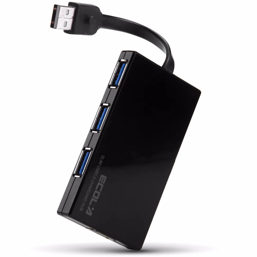 

Ультратонкий Высокоскоростной USB-концентратор 2,0/3,0, 4 порта, макс. 5 Гб/с