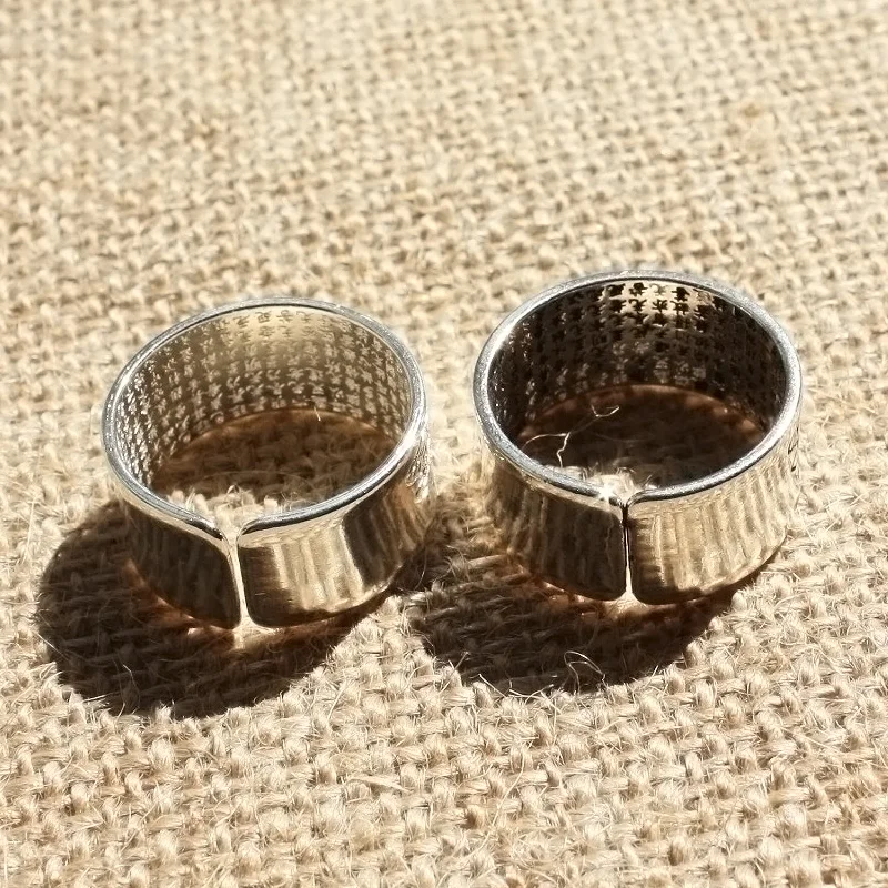 Prettyland Vintage Silver-Plated Opening Rings Tibetan Bible Men Fashion Jewelry Engraved Scripture Ring | Украшения и аксессуары