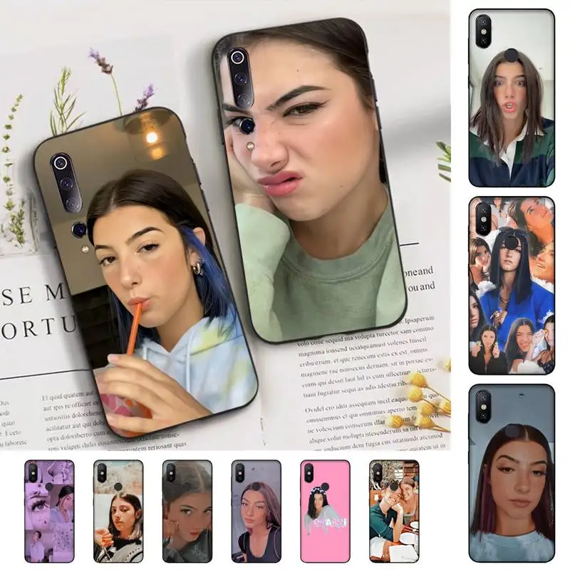 

FHNBLJ Charli Damelio Phone Case for Xiaomi mi 9 8 10 5 6 lite F1 SE Max 3 2 mix 2s