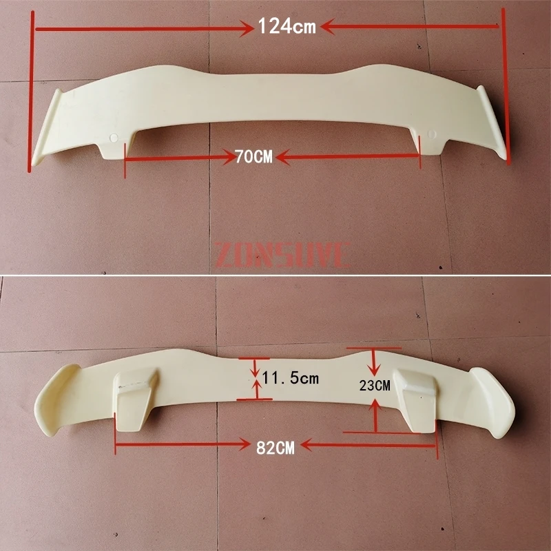 

Use For Toyota Venza 2021 Spoiler ABS Plastic Carbon Fiber Look Hatchback Roof Rear Wing Body Kit Accessories