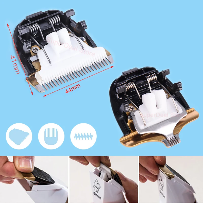 Лезвие для стрижки собак триммер кошек запасная головка электрическое