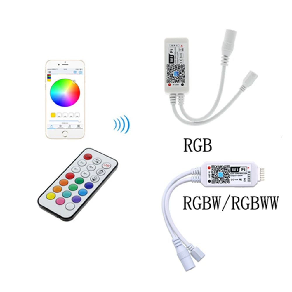 RGB RGBW светодиодный контроллер с 21Key дистанционным управлением Cotrol для 5050SMD