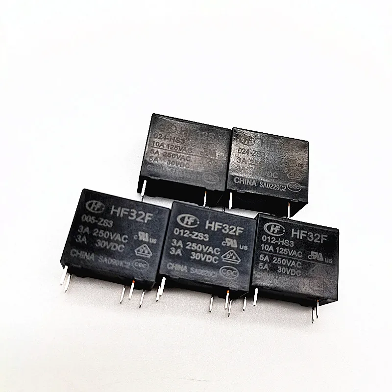 5pcs High current of DIY circuit board module Relay JZC HF 32f-g-005 012 024-hs3 HS 4 pin 5A 10A | Обустройство дома