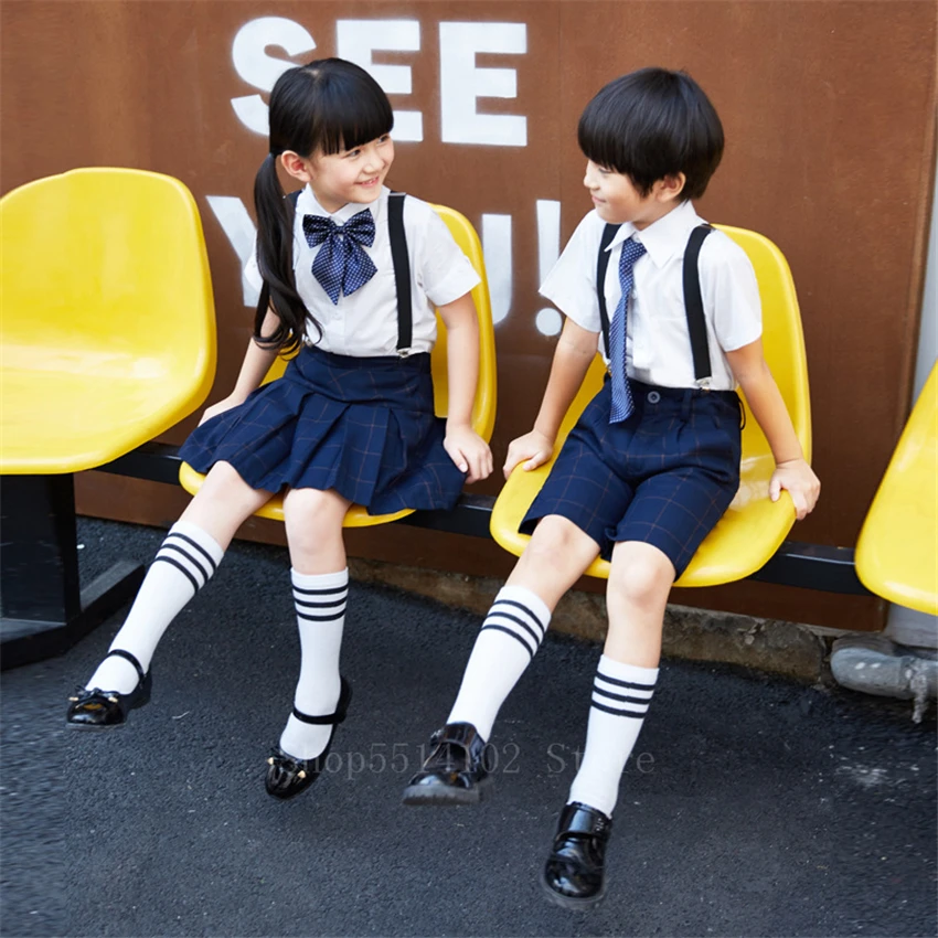 4 шт. Детская Хлопковая клетчатая юбка в шотландскую клетку|Школьная форма| |