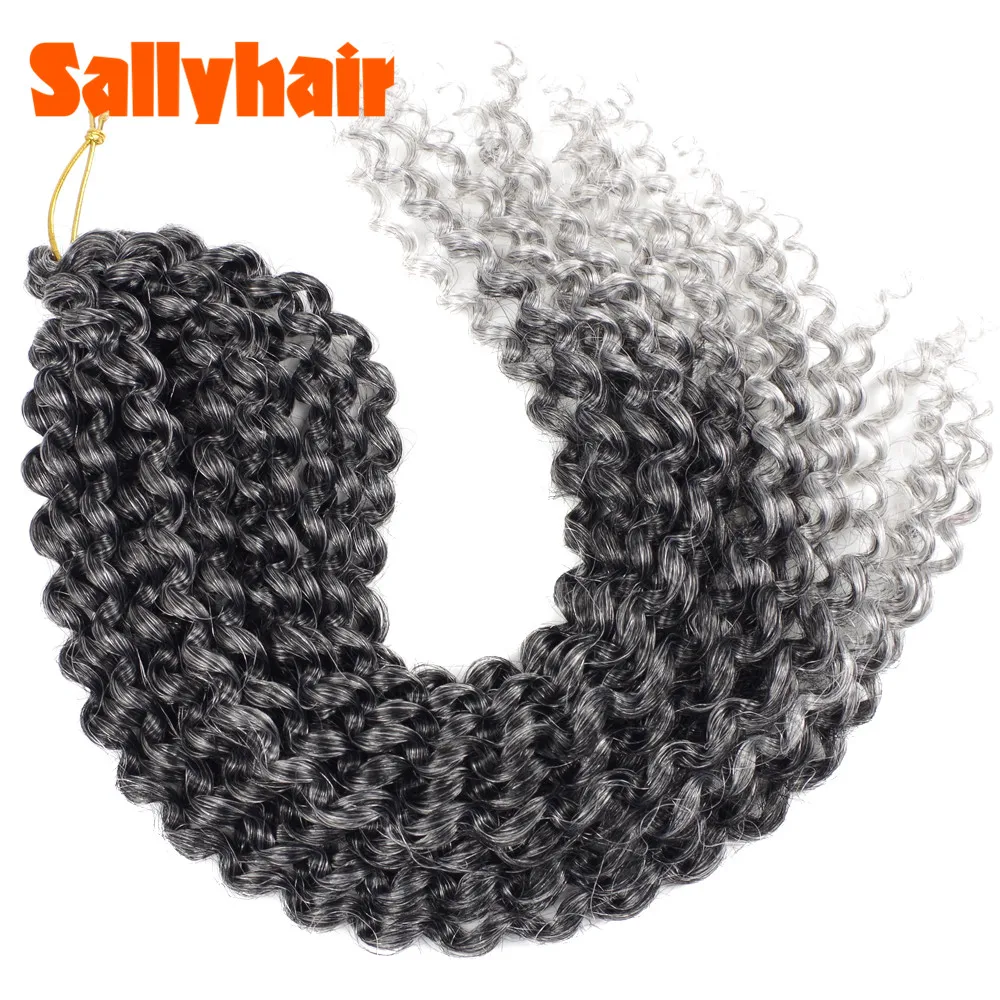 Sallyhair страсти твист пушистые предварительно крючком косички Омбре Nubian Твист